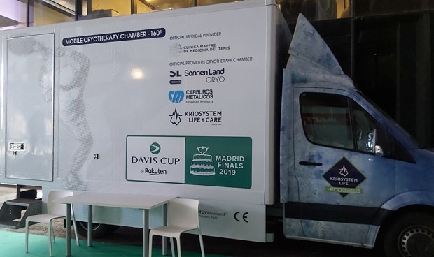 Carburos Metálicos lleva la crioterapia a los tenistas de la Copa Davis