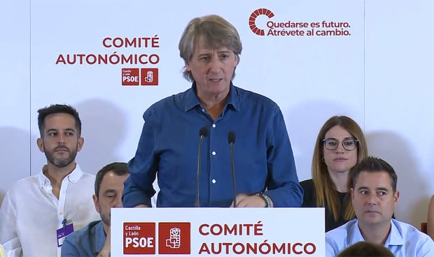 Carlos Martínez, secretario general del PSOE de Castilla y León.