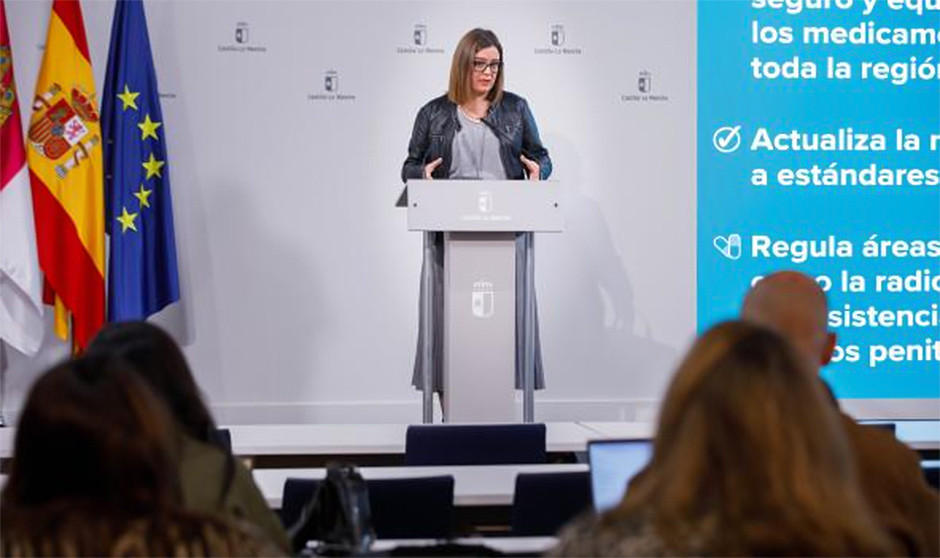 Esther Padilla, portavoz del Gobierno de Castilla-La Mancha. 