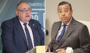 Alejandro Vázquez, consejero de Sanidad de Castilla y León, y Óscar Castro Reino, presidente del Consejo General de Dentistas.