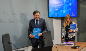  Carlos Fernández, consejero de Economía y Hacienda de la Junta de Castilla y León, en la presentación de los presupuestos de 2026.