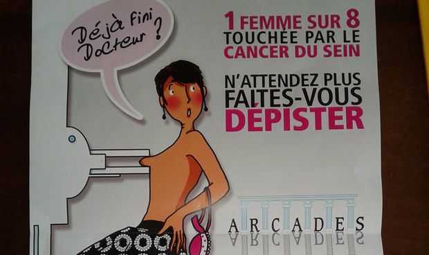 Clamor contra la campaña de prevención del cáncer de mama más machista