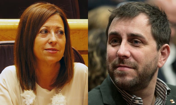 Comín, Candini y el abrazo por compromiso