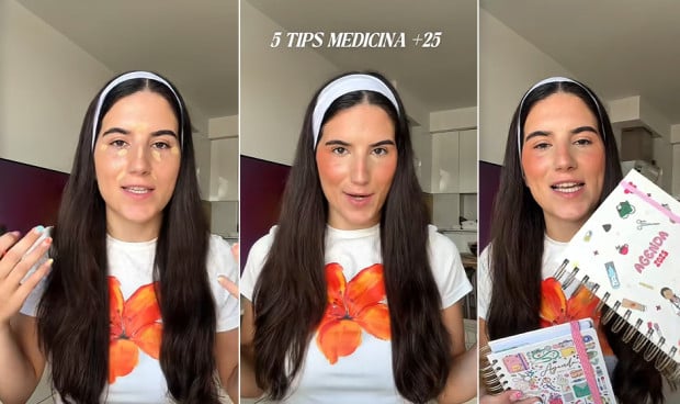 Andrea, estudiante de Medicina