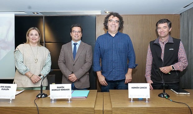 Ana Isabel Guillén, Ramón Morillo Verdugo, Hernán Cancio y Salvador Casado