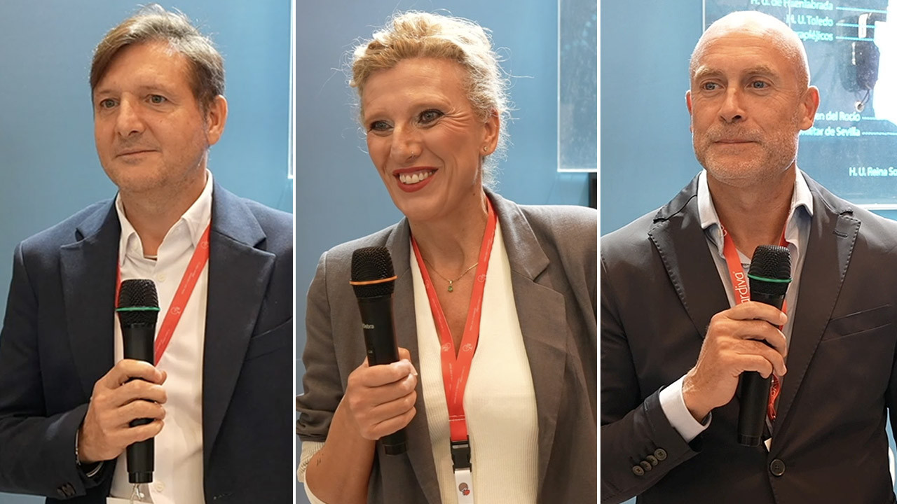   Julio Alonso Leal, María Ferrero y Unai Atristain. Profesionales de centros con esta tecnología explican las ventajas del stock digital y admiten el complejo reto del cambio cultural