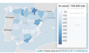 Covid: 10.000 casos menos en la semana previa al debate del toque de queda