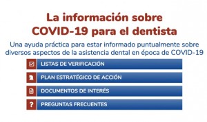 El Consejo General de Dentistas presenta su nueva Web-App sobre coronavirus