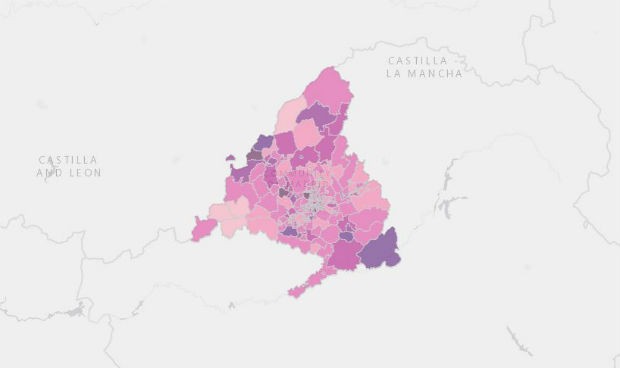 Estas son las 32 áreas de salud cerradas por coronavirus en Madrid