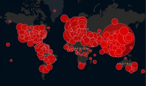 Coronavirus: el mapa en vivo de la Johns Hopkins pone a España 4ª en casos