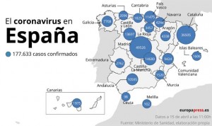 Coronavirus: solo una comunidad rompe la tendencia a la baja de la epidemia