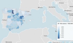 Covid-19: la incidencia acumulada en España baja un 40% en una semana