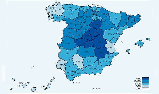 Covid-19: tres provincias en España tienen una inmunidad cercana al 20%