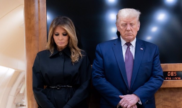 Covid-19: Trump y su mujer, Melania, en cuarentena tras dar positivo