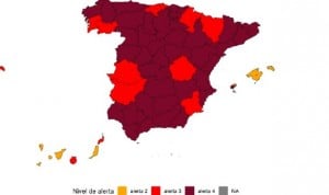 Covid: 38 provincias aún en 'riesgo muy alto' pese al descenso de contagios