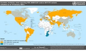 Covid | La cepa de Reino Unido ya está en 60 países; en 23 la de Sudáfrica