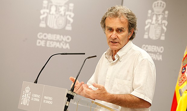 Fernando Simón: "El contagio de sanitarios crece a un ritmo muy inferior"