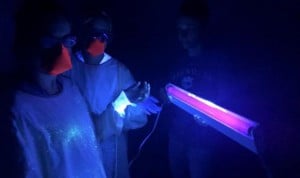 Las lámparas de luz ultravioleta tardan más de 15 min. en eliminar un virus