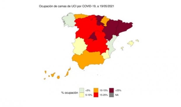 Covid| Cara y cruz de la ocupación UCI: del 1% de Castellón al 42 en Girona
