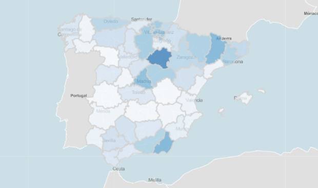 Covid: dos provincias rozan la nueva normalidad y una, en riesgo extremo