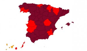 Covid: las UCI de 2 provincias superan el 80% de ocupación; 6 llegan al 50%