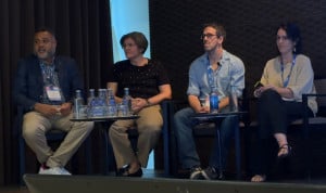  Jeffrey Magallanes, Sonia López, Javier Teigell y María Mateos.