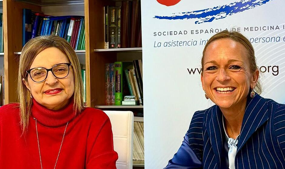  Pilar Sánchez Díaz, responsable de relaciones institucionales de CTO, y Montserrat Chimeno Viñas, presidenta de la SEMI