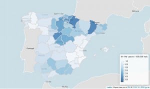 La cuarta ola se 'disipa' con incidencia a la baja en todas las provincias