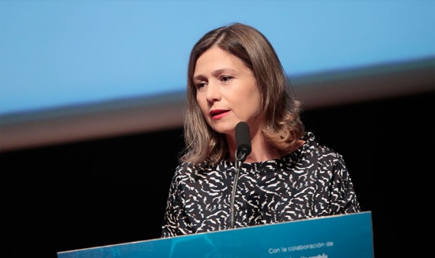 María Jesús Lamas, directora de la Aemps, ha inaugurado la jornada de presentación del Real Decreto de Productos Sanitarios.