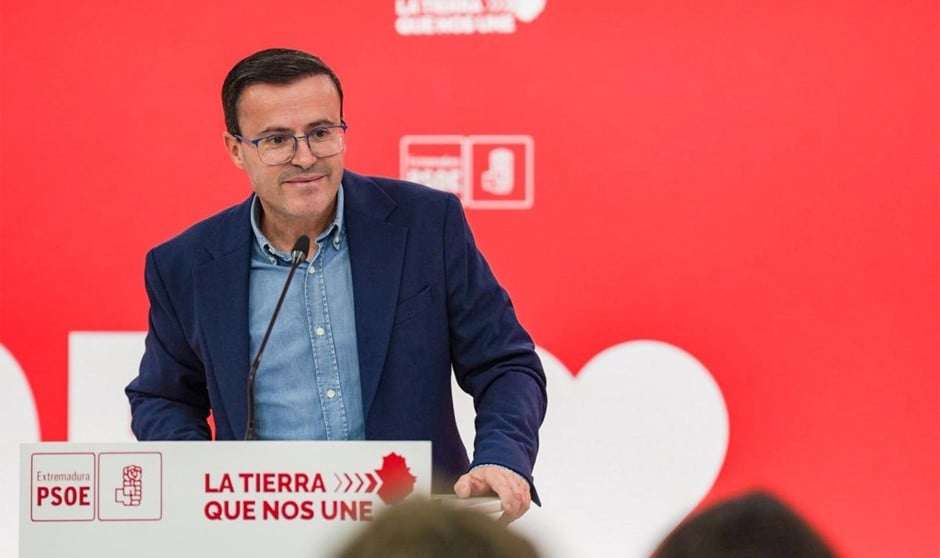 Miguel Ángel Gallardo, candidato del PSOE a la Junta de Extremadura