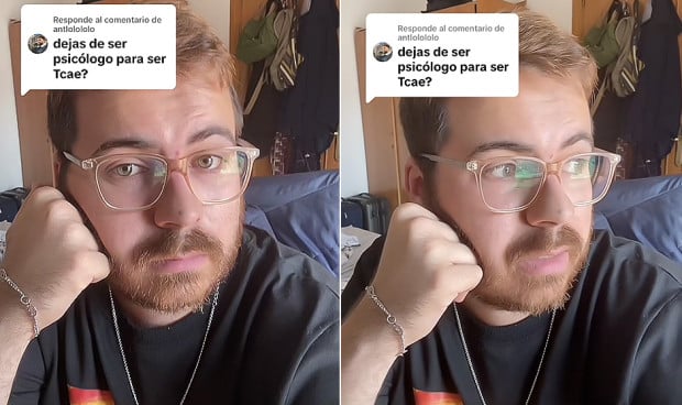 De psicólogo a TCAE por "precariedad": "En un futuro quizá haga Medicina"