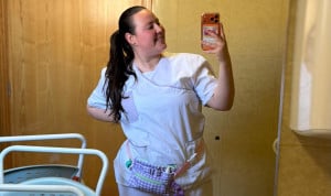 María Cecilia Domínguez, estudiante de primer año de Medicina tras pasar por TCAE. 