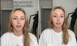 Reyes Del Río, De "suspender todo" a estudiar Medicina: "Me sentía inútil"