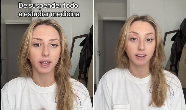 Reyes Del Río, De "suspender todo" a estudiar Medicina: "Me sentía inútil"