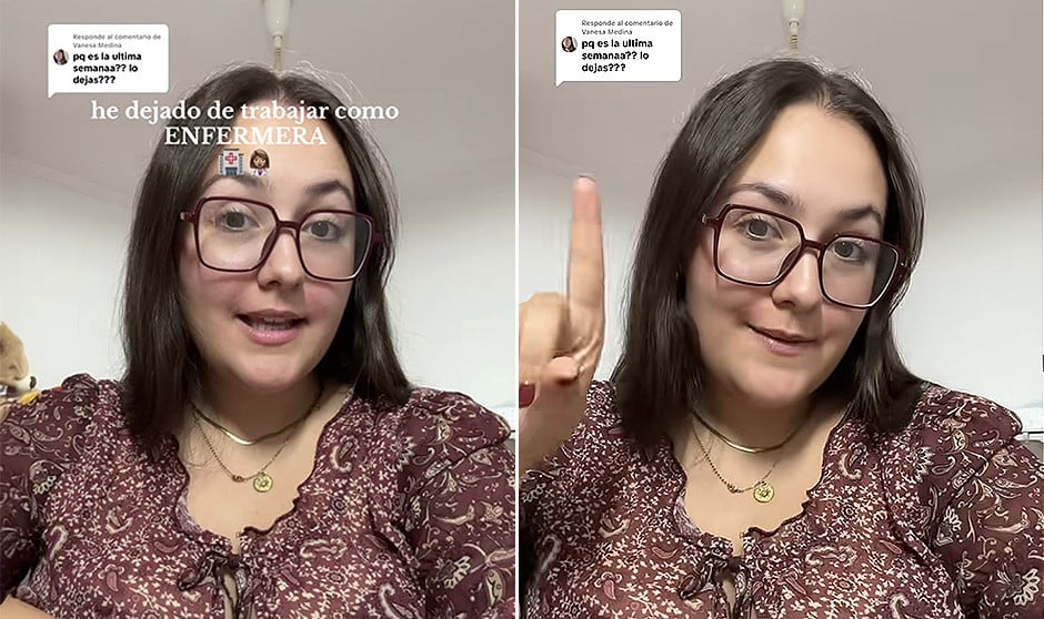 Deja su primer trabajo de enfermera para especializarse: "No me hace falta"