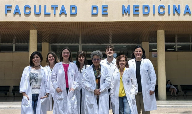El grupo de investigadores de Málaga que ha logrado un avance contra el párkinson. 