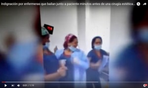 Despedidas varias enfermeras por "perrear" en mitad de una operación