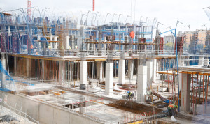 Construcción de un hospital. 