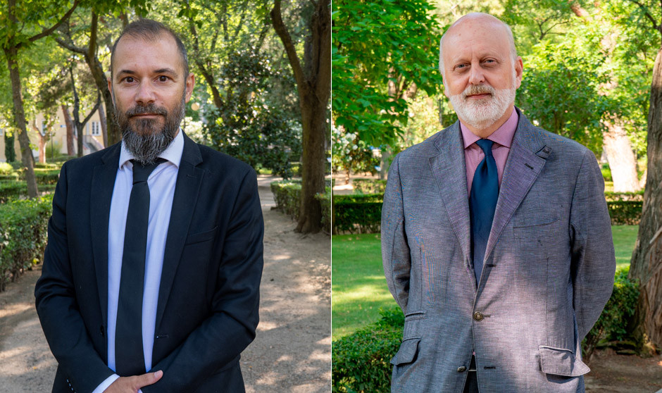 Ramón Sánchez y Manuel Cuenca, directivos del ISCIII