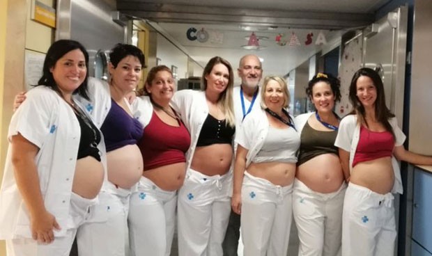 El baby boom de unas enfermeras españolas que ya es viral en Twitter