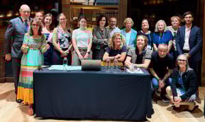 Foto de grupo del encuentro organizado por la AEACaP, con la colaboración de la ICAPEM y el apoyo de la Fundación PharmaMar