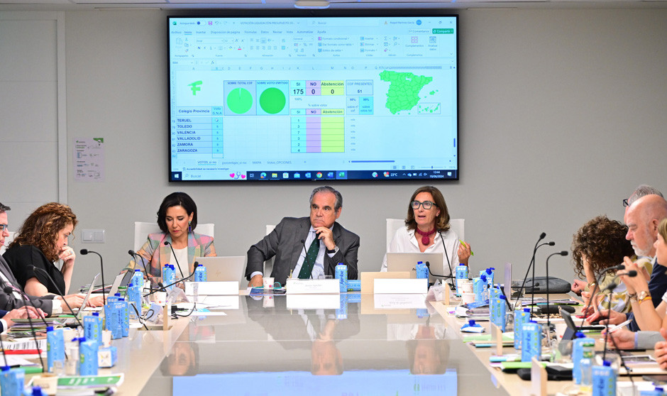 El Cgcof cierra 2023 con beneficios y suma 27 acuerdos institucionales