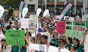 El comité de huelga rechaza un rol mediador a un día de verse con Sanidad