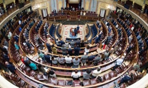 Sesión plenaria en el Congreso, que acoge con dudas pero sin vetos la idea de un posible Estatuto Médico