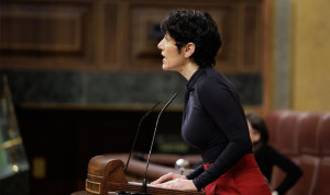 Elma Saiz, ministra de Seguridad Social, que ha defendido en el Congreso la prórroga de la jubilación médica activa