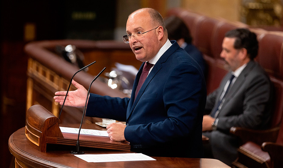  Miguel Tellado, portavoz del PP en el Congreso, que pide la "equiparación salarial" MIR con el resto de Europa.