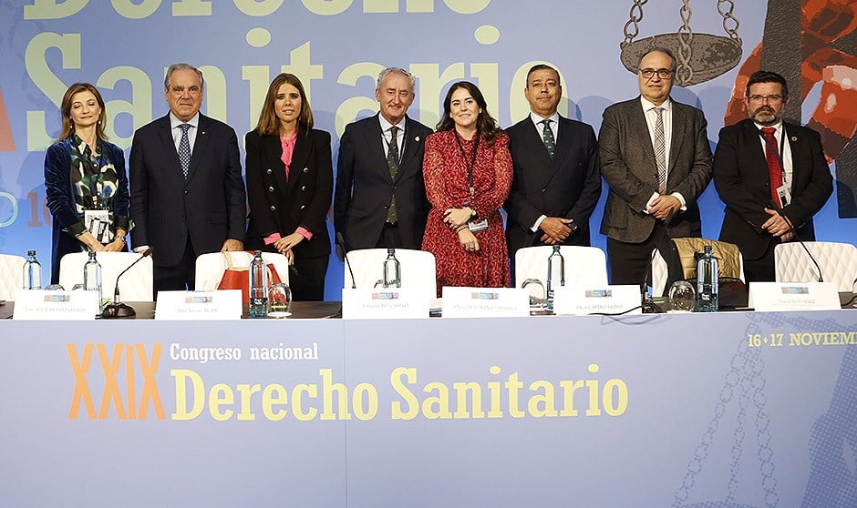 Los intervinientes en la inauguración del XXIX Congreso de Derecho Sanitario piden colaboración entre legisladores y sanitarios.