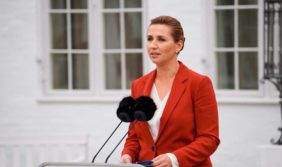 La actual primera ministra de Dinamarca, Mette Frederiksen, país que busca médicos con grandes sueldos