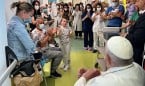El entrañable gesto del Papa Francisco con el área de Oncología Pediátrica