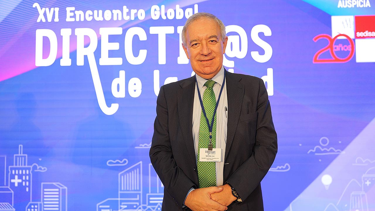  José Soto Bonel, presidente de SEDISA., ha sido el encargado de inaugurar el XVI Encuentro Global de Directivos de la Salud. 
